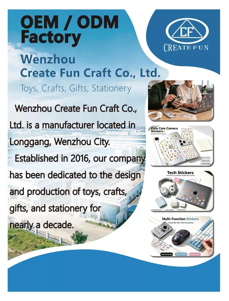 „Wenzhou Create Fun Craft Co., Ltd.“ šviečia pasaulinėje parodoje: Individualių lipdukų ir „pasidaryk pats“ žaislų inovacijų dešimtmetis