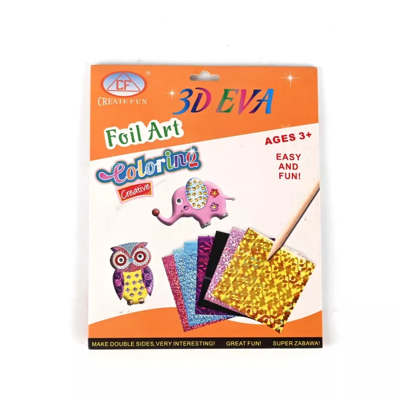 3D EVA folijos meno žaislas