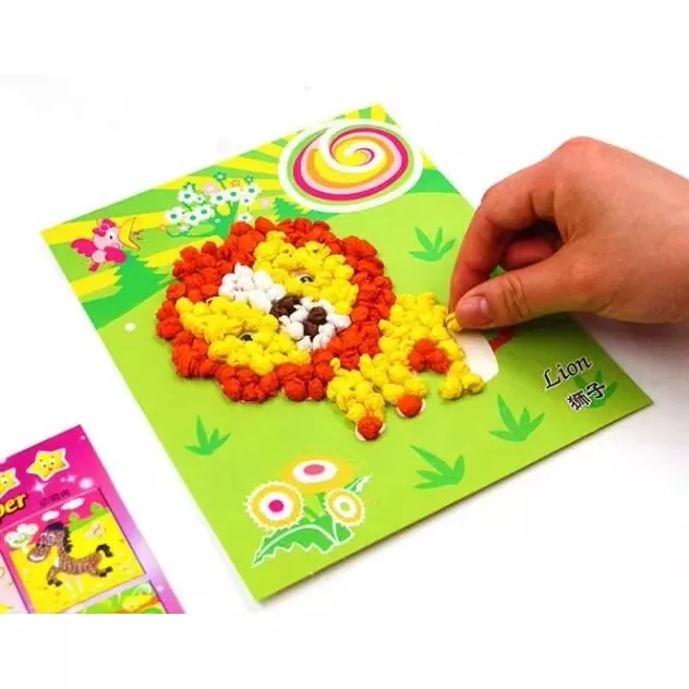DIY Flock Art žaislas