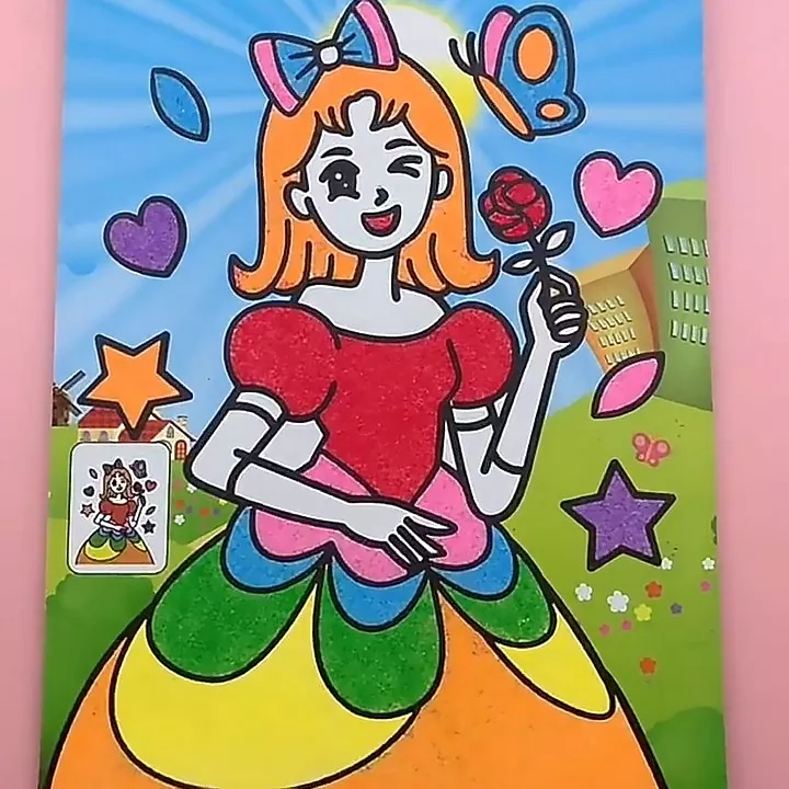 „Pasidaryk pats“ smėlio meno žaislas
