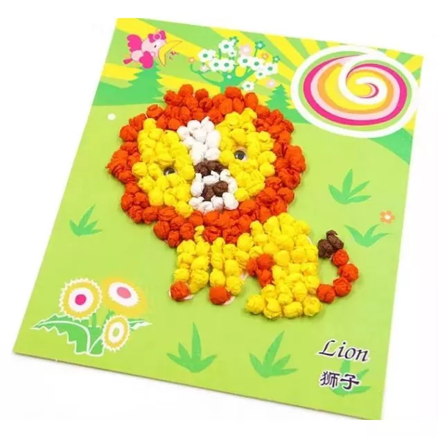 DIY Flock Art Toy